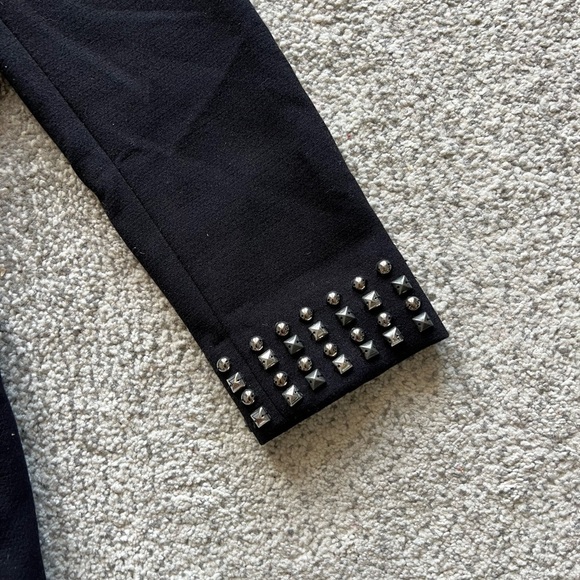 Michael Kors Black Embellished Long Sleeve Sheath Dress - Picture 3 of 5